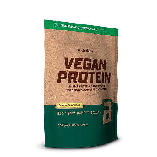 Biotechusa Vegan Protein Pulver M. Banan Smag 500 G