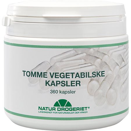 Vegetabilske kapsler tomme