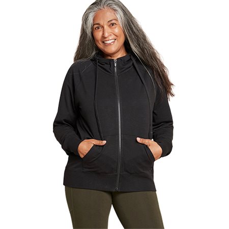 Women´s Weekend Zip-Up Hoodie Black str. XS